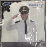 FUNNY 51268 Set Poliziotto: Cappello, Cravatta, e Spalline