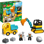 LEGO 10931 DUPLO Camion e scavatrice cingolata