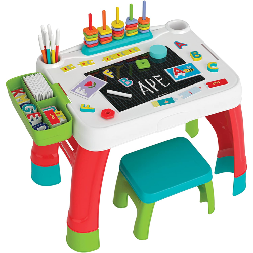 Eurotoys  CLEMENTONI 16745 SAPIENTINO TAVOLO CRESCI CON ME Evolutivo, Tavolino  Multiattività Bambini, Gioco Educativo - 3 ANNI + - CLEMENTONI -  8005125167456