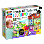 LISCIANI 98415 MONTESSORI GRANDE KIT EDUCATIONAL 2 in 1 LAB. DI SCRITTURA E LA MIA CASA - 3 ANNI +