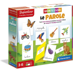 CLEMENTONI 16362 SAPIENTINO MONTESSORI LE PAROLE, GIOCO EDUCATIVO - 3 ANNI +