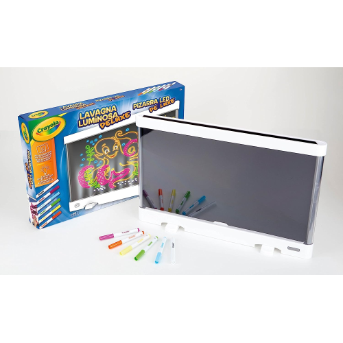 Eurotoys  CRAYOLA 74-7504 LAVAGNA LUMINOSA DELUXE MAXI SUPERFICE, GIOCO  EDUCATIVO - 6 ANNI + - CRAYOLA - 13747