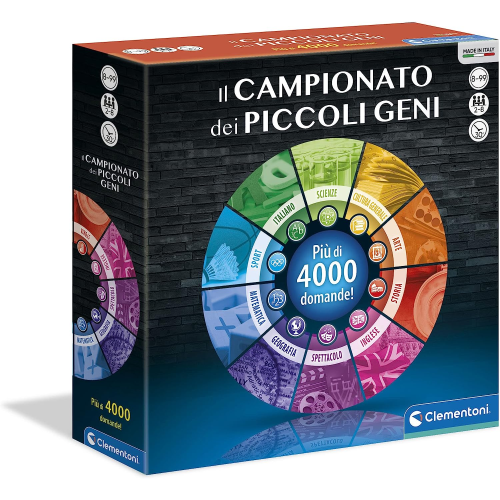 CLEMENTONI 12990 GIOCO IL CAMPIONATO PICCOLI GENI New Edition, Gioco Da Tavolo - 8 ANNI +