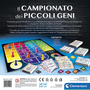 CLEMENTONI 12990 GIOCO IL CAMPIONATO PICCOLI GENI New Edition, Gioco Da Tavolo - 8 ANNI +
