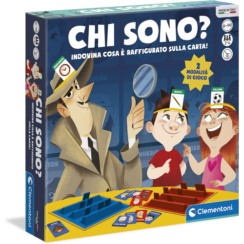 Eurotoys  CLEMENTONI 11920 GIOCO CHI SONO? Un gioco per piccoli  investigatori - 6 ANNI + - CLEMENTONI - 19078