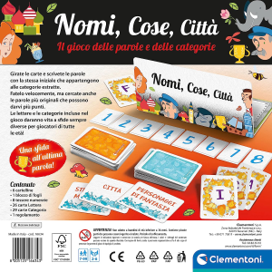 CLEMENTONI 16634 GIOCO NOMI,COSE, CITTA' - 7 ANNI +