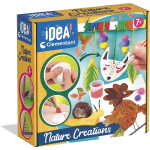 CLEMENTONI 18702 CREA IDEA NATURE CRAFT,Kit Pittura Bambini, Pasta da Modellare, - 7 ANNI +