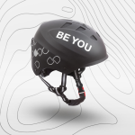 BE YOU BE000300 CASCO PROFESSIONALE NERO TAGLIA XXS/S 52/56