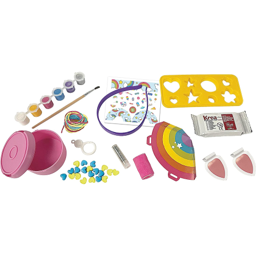 Eurotoys  CLEMENTONI 18690 CREA IDEA CREAZIONI UNICORNO, Kit Pittura per  Bambini Tema Unicorno - 7 ANNI + - CLEMENTONI - 8005125186907