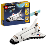 LEGO 31134 CREATOR SPACE SHUTTLE Set 3 in1 con Astronauta e Astronave Giocattolo - 6 ANNI +