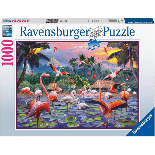 Eurotoys  4005556170821 - RAVENSBURGER 17082 PUZZLES 1000 PEZZI Pink  Flamingoes - RAVENSBURGER