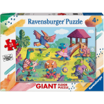 RAVENSBURGER 03147 PUZZLES 24 PEZZI MAXI DINOSAURI AL PARCO GIOCHI - 3 ANNI +