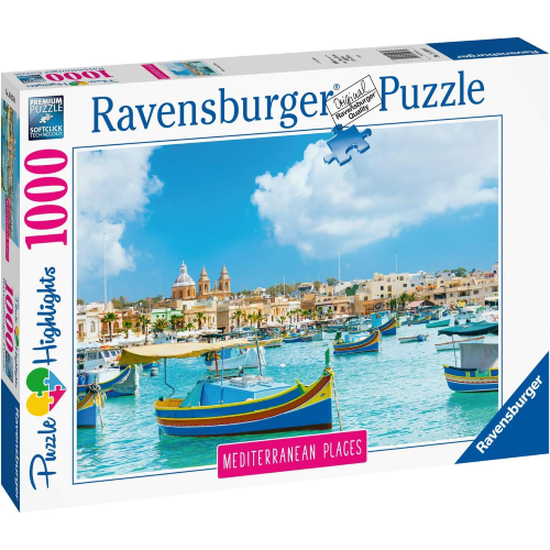 Eurotoys  RAVENSBURGER 14978 PUZZLES 1000 PEZZI Malta, Puzzle per Adulti,  Collezione Mediterranean Places - RAVENSBURGER - 4005556149780