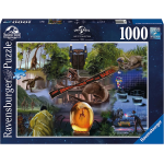 RAVENSBURGER 17147 PUZZLES 1000 PEZZI Jurassic Park Movie Poster