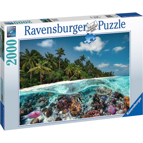 Eurotoys  4005556174416 - RAVENSBURGER 17441 PUZZLES 2000 PEZZI UN TUFFO  ALLE MALDIVE - RAVENSBURGER