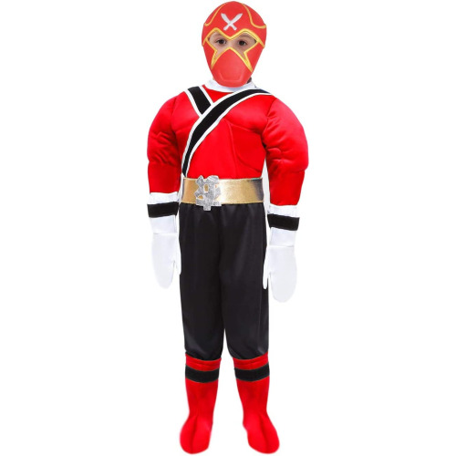 COSTUME SUPER NINJA ROSSO 3/4 ANNI COD.F0636