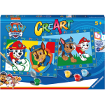 RAVENSBURGER 23553 CREART PAW PATROL Kit dipingere con i Numeri - 5 ANNI +