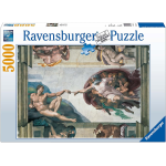 RAVENSBURGER 17408 PUZZLES 5000 PEZZI MICHELANGELO: LA CREAZIONE DI ADAMO