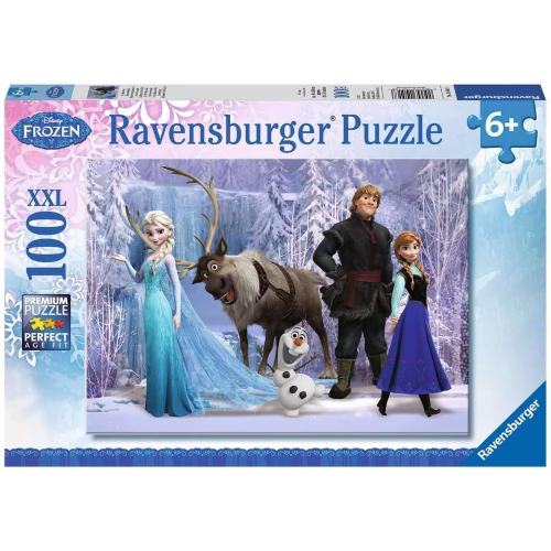 RAVENSBURGER 10516 PUZZLES 100 PEZZI XXL FROZEN REGINA DELLE NEVI - 6 ANNI +