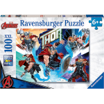 RAVENSBURGER 13376 PUZZLES 100 PEZZI XXL AVENGERS - 6 ANNI +