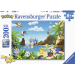 RAVENSBURGER 12840 PUZZLES 200 PEZZI XXL POKEMON - 8 ANNI +