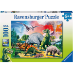 RAVENSBURGER 10957 PUZZLES 100 DINOSAURI  - 6 ANNI +