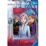 RAVENSBURGER 12866 PUZZLES 300 FROZEN  - 9 ANNI +