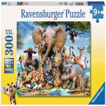 RAVENSBURGER 13075 PUZZLES 300 CUCCIOLI D'AFRICA - 9 ANNI +