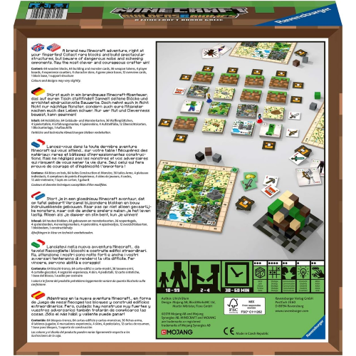 RAVENSBURGER 26132 GIOCO MINECRAFT BUILERS & BIOMES - 10 ANNI +