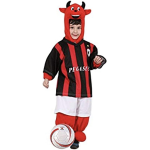 COSTUME DIAVOLETTO CALCIATORE 4/5 ANNI COD. 0471