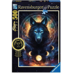 RAVENSBURGER 13970 PUZZLES 500 PEZZI LUPO SPLENDENTE