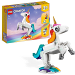 LEGO 31140 Creator Unicorno Magico con Arcobaleno 3 IN 1 - 7 ANNI+ 