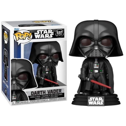 FUNKO POP STAR WARS DARTH VADER 597 Figura in Vinile da Collezione - Idea Regalo - Merchandising Ufficiale -