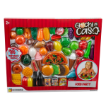 GIOCHERIA GGI190412 GIOCHI DI CASA SET FOOD GIGANTE 80 PEZZI