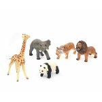 GIOCHERIA GGI190234 PARK&FARM Animali Morbidi WILD 6 soggetti Assortiti 23/47cm - 3 ANNI +