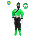 COSTUME SUPER NINJA VERDE 3/4 ANNI COD.F0648