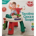 GIOCHERIA PRR02000 PRIMI TAVOLINO GIOCA E SCOPRI - 12 MESI +