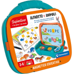 CLEMENTONI 16714 SAPIENTINO Valigetta magnetica Alfabeto e Animali - gioco educativo per imparare lettere e nomi di animali - 3 ANNI +