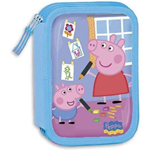 ONE 30652 ASTUCCIO PEPPA PIG 3 ZIP