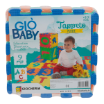 GIOCHERIA 190286 GIO' BABY TAPPETO EVA LETTERE 9 PEZZI 