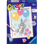 RAVENSBURGER 23558 CREART UNICORNI Kit dipingere con i Numeri - 5 ANNI +