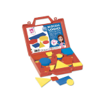 CWR 07734 VALIGETTA 48 BLOCCHI LOGICI, GIOCO EDUCATIVO - 3 ANNI+