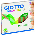 FILA F240700 PASTELLI A LEGNO GIOTTO DI NATURA 24 PEZZI