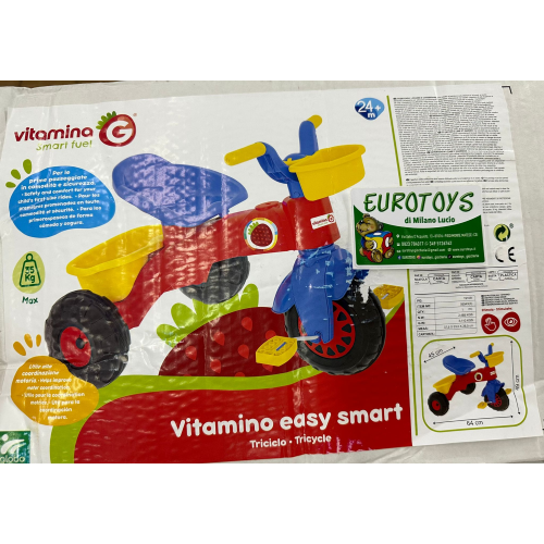 GLOBO 05543 VITAMINA G TRICICLO VITAMINO EASY SMART - 24 MESI +
