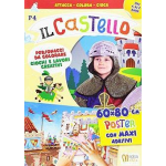 LIBRO ATTACCA COLORA GIOCA IL CASTELLO