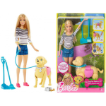 MATTEL DWJ68 BARBIE A SPASSO CON I CUCCIOLI 