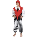 COSTUME PIRATA ECONOMICO 5/6 ANNI COD.8022