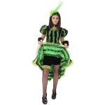 COSTUME CAN CAN VERDE 8/9 ANNI COD.1816