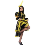 COSTUME CAN CAN GIALLO 6/7 ANNI COD.1817