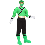 COSTUME SUPER NINJA VERDE 6/7 ANNI COD.F1647
